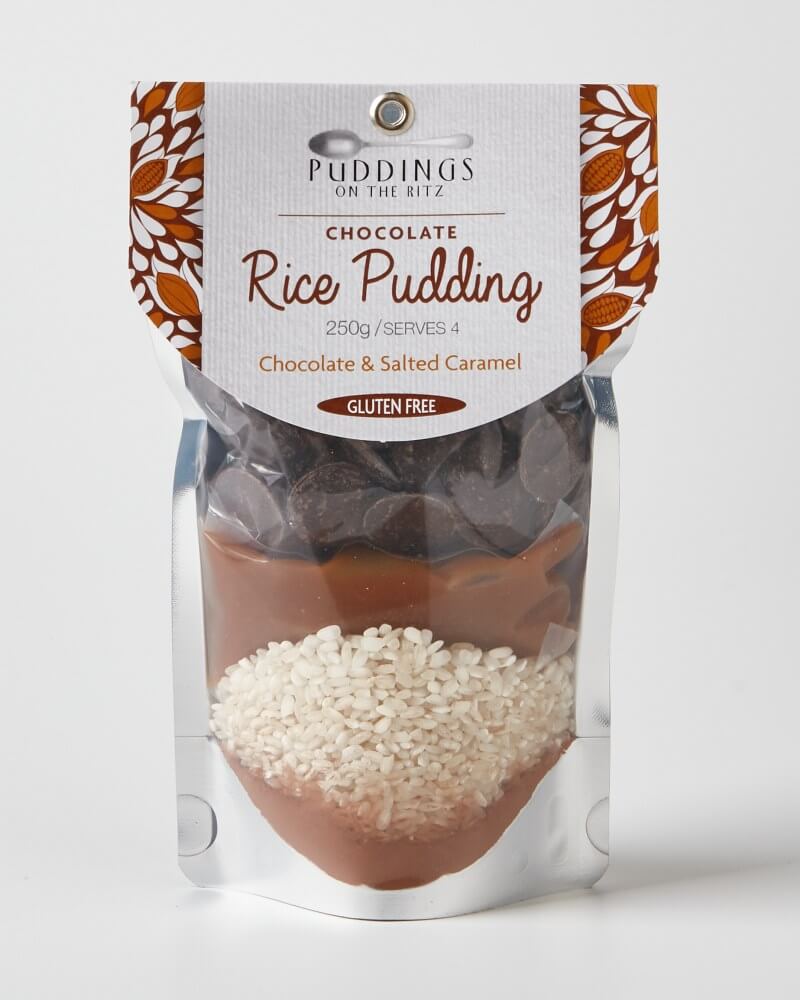 Chocolate and Salted Caramel Rice Pudding Mix