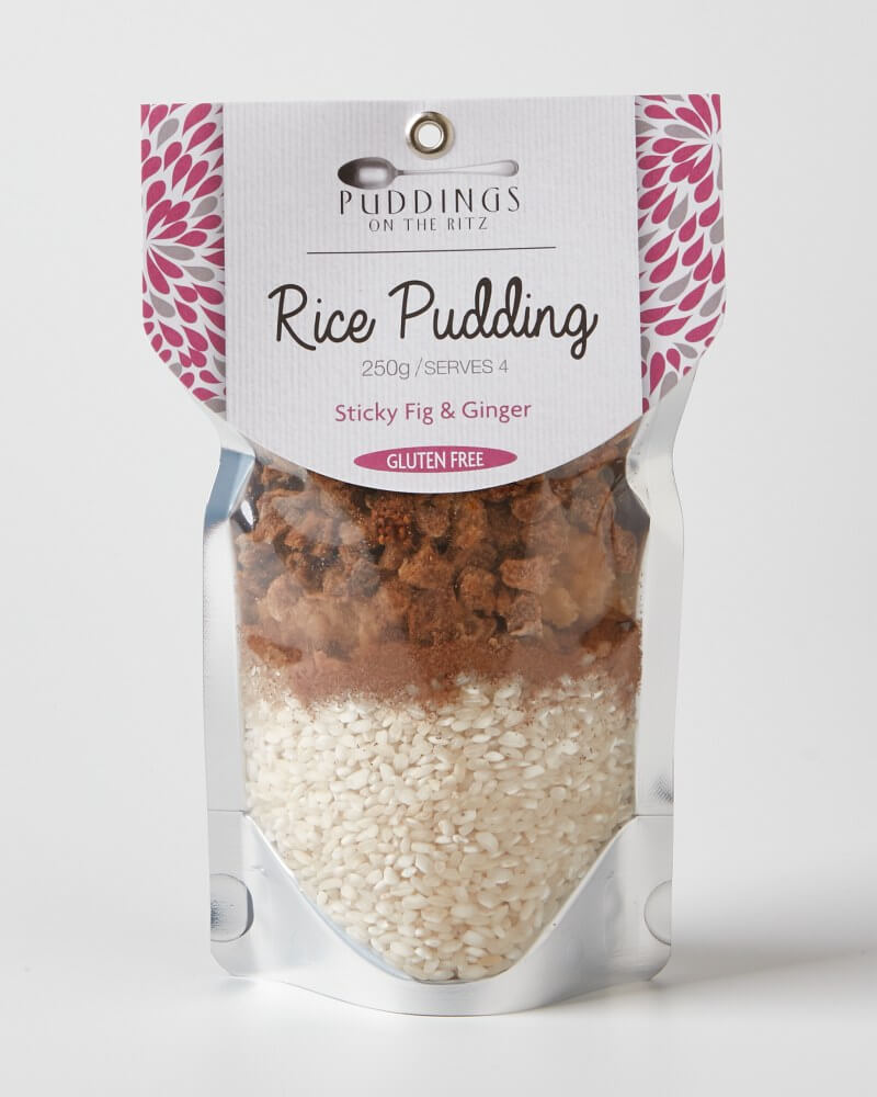 Sticky Fig  Ginger Rice Pudding Mix