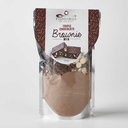 triple chocolate brownie mix