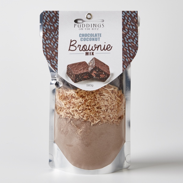 chocolate coconut brownie mix the gourmet merchant