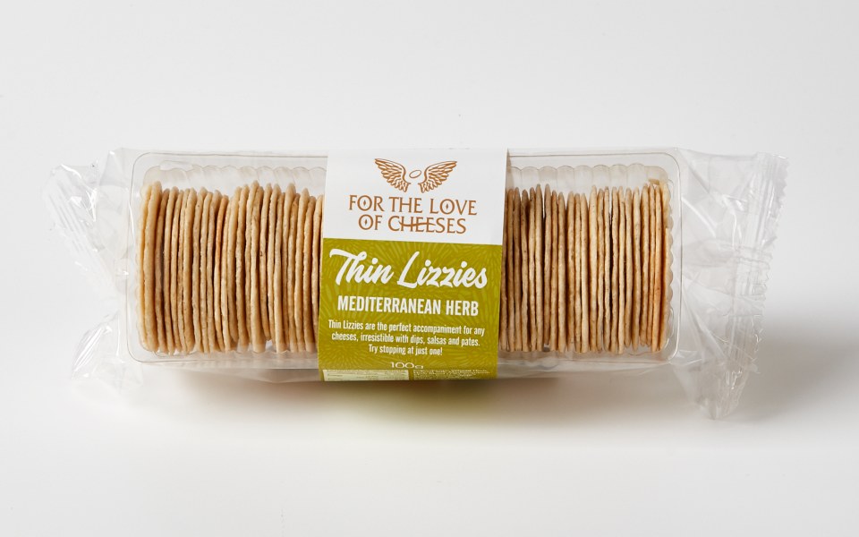 Thin Lizzies mediterranean wafer crackers